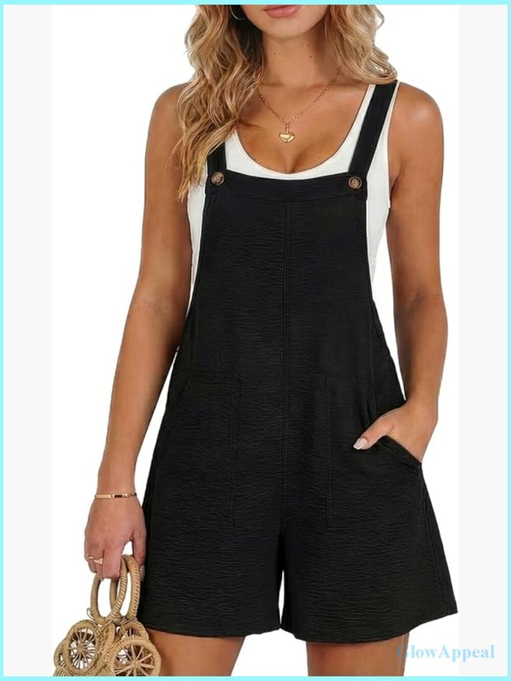 Sleeveless Wide Leg Jumpsuit with Pockets